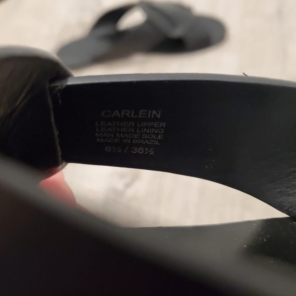 Mercedes Castillo Carlein Slide Black Sandals